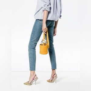 SIMON MILLER Mini Bonsai Leather Bucket / Crossbody Bag